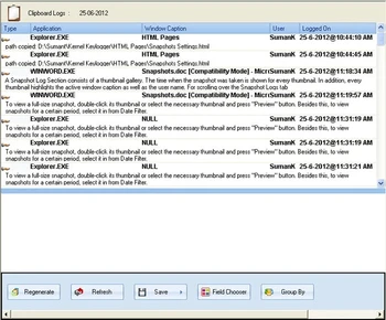 kernel computer activity monitor clipboard logs